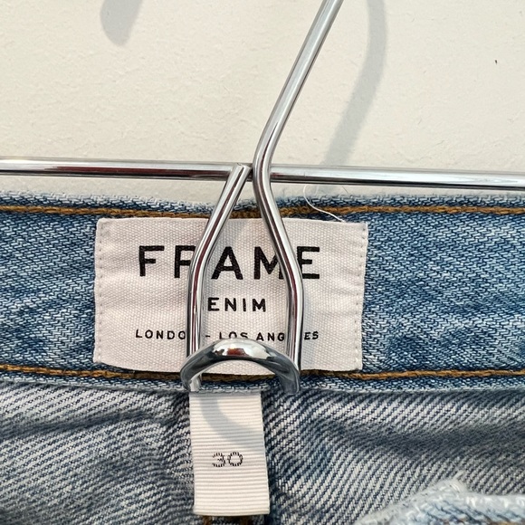 SOLD - Frame distressed jeans in light blue, size 30 - Picture 2 of 3